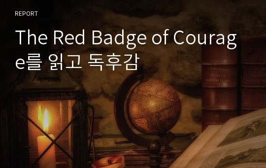 The Red Badge of Courage를 읽고 독후감