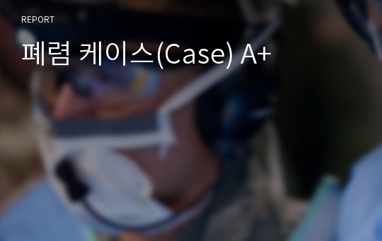 폐렴 케이스(Case) A+