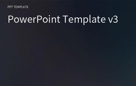 PowerPoint Template v3