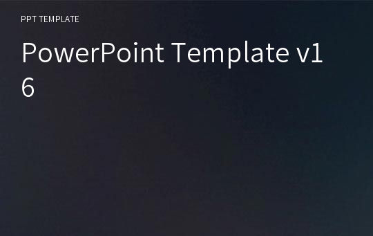 PowerPoint Template v16