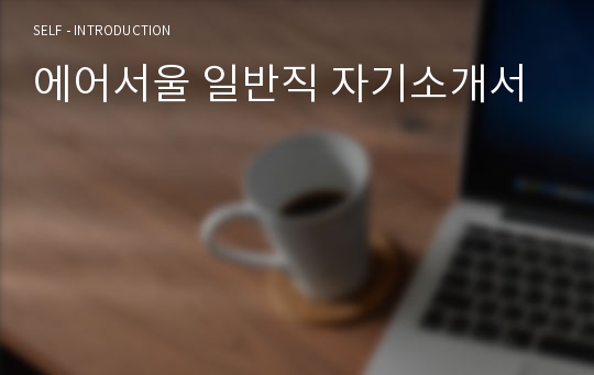 에어서울 일반직 자기소개서