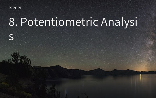 8. Potentiometric Analysis