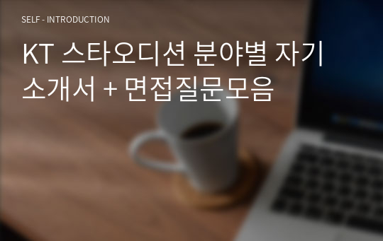 KT 스타오디션 분야별 자기소개서 + 면접질문모음