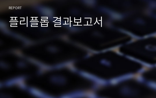 플리플롭 결과보고서