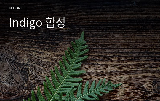 Indigo 합성