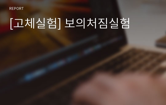 [고체실험] 보의처짐실험