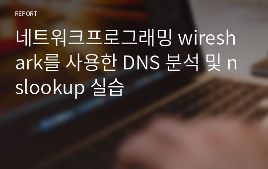 네트워크프로그래밍 wireshark를 사용한 DNS 분석 및 nslookup 실습