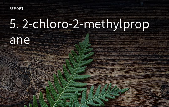 5. 2-chloro-2-methylpropane