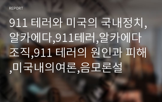 911 테러와 미국의 국내정치,알카에다,911테러,알카에다조직,911 테러의 원인과 피해,미국내의여론,음모론설