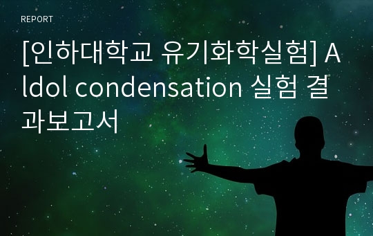 [인하대학교 유기화학실험A+] Aldol condensation 실험 결과보고서