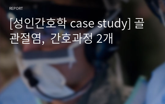 [성인간호학 case study] 골관절염,  간호과정 2개