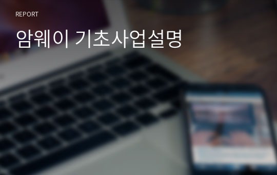 암웨이 기초사업설명