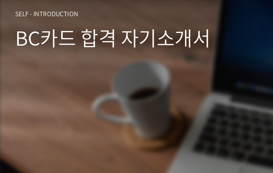 BC카드 정규직 공채 마케팅 합격 자기소개서(대기업 합격 다수, 공기업 현직자)