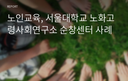 노인교육, 서울대학교 노화고령사회연구소 순창센터 사례