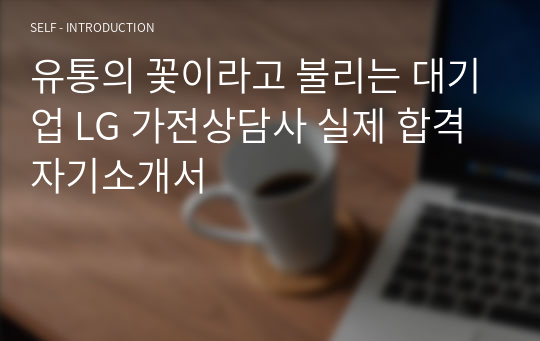 유통의 꽃이라고 불리는 대기업 LG 가전상담사 실제 합격 자기소개서