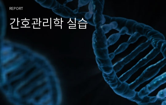 간호관리학 실습