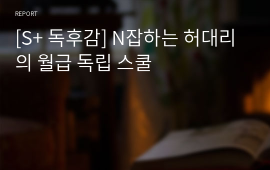 [S+ 독후감] N잡하는 허대리의 월급 독립 스쿨