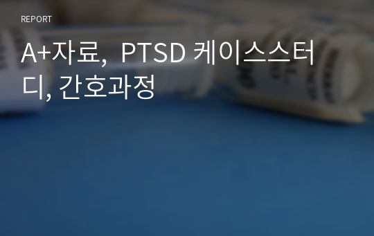 A+자료,  PTSD 케이스스터디, 간호과정