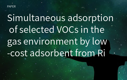 Simultaneous adsorption of selected VOCs in the gas environment by low‑cost adsorbent from Ricinus communis