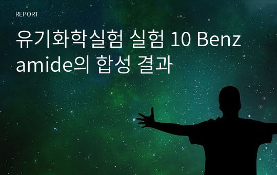 유기화학실험 실험 10 Benzamide의 합성 결과