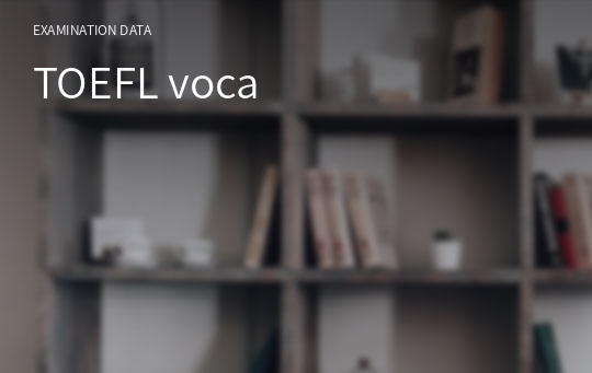 TOEFL voca