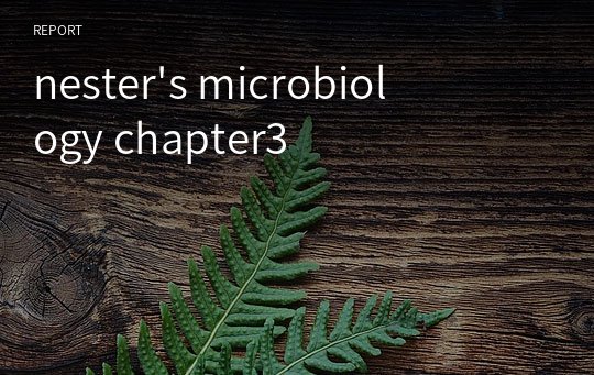 nester&#039;s microbiology chapter3