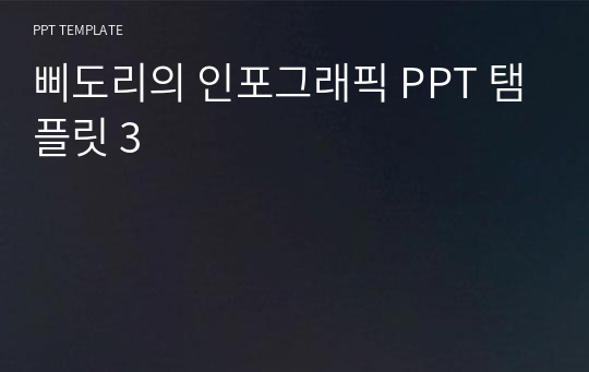 삐도리의 인포그래픽 PPT 탬플릿 3