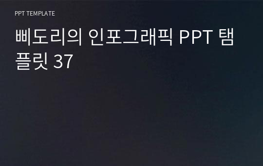 삐도리의 인포그래픽 PPT 탬플릿 37