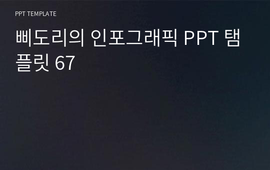 삐도리의 인포그래픽 PPT 탬플릿 67