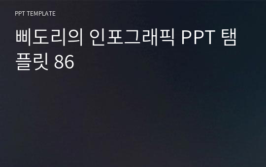 삐도리의 인포그래픽 PPT 탬플릿 86