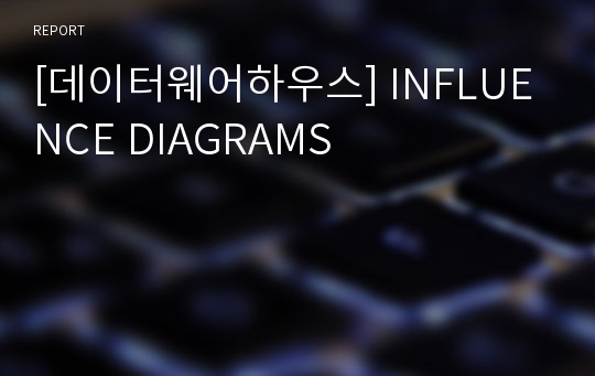 [데이터웨어하우스] INFLUENCE DIAGRAMS