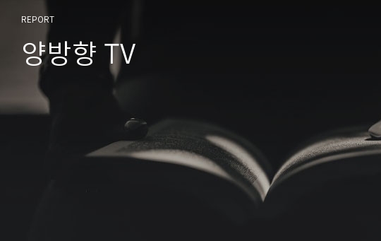 양방향 TV