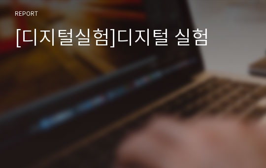 [디지털실험]디지털 실험