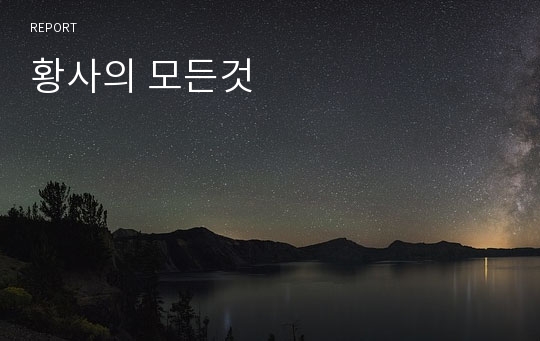 황사의 모든것