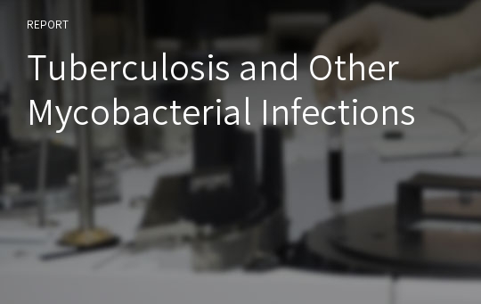 Tuberculosis and Other Mycobacterial Infections