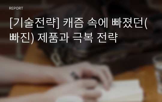 [기술전략] 캐즘 속에 빠졌던(빠진) 제품과 극복 전략