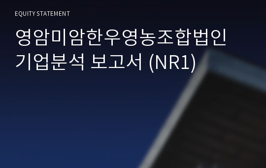 영암미암한우영농조합법인 기업분석 보고서 (NR1)