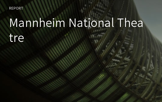 Mannheim National Theatre