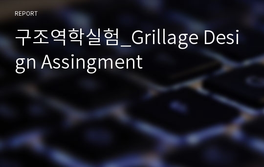 구조역학실험_Grillage Design Assingment