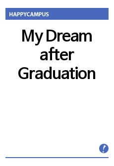 My Dream after Graduation