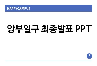 앙부일구 최종발표 ppt