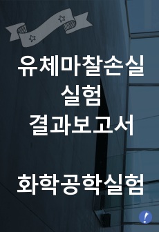 화학공학실험) 유체마찰손실실험 결과보고서