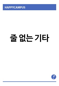 줄 없는 기타