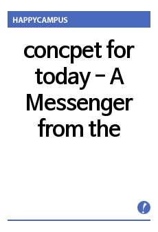 concpet for today - A Messenger from the Past.hwp