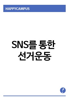 SNS를 통한 선거운동