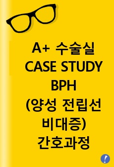 A+ OR 케이스 BPH(전립선 비대증) 간호과정