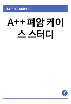 A++ 폐암 케이스 스터디