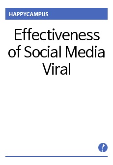 Effectiveness of Social Media Viral Advertisement 영어논문 파트2