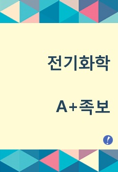 전기화학 족보 정리본