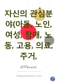 자신의 관심분야(아동, 노인, 여성, 장애, 노동, 고용, 의료, 주거, 교육,    인등)에서의 현안 이슈를 선정한 후, 관련된 공신력 있는 사회지표를 인용하여 해당    이슈를 비평하시오, 또한 이를 해결하기 위..